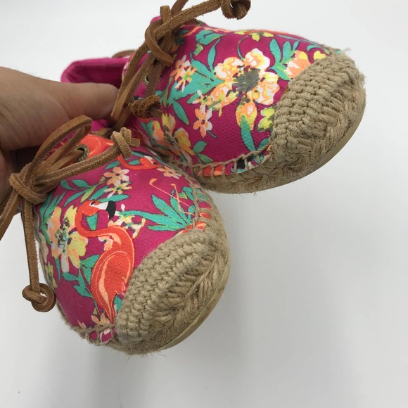 Sperry Top Sider Katama Slip On Flat Espadrille Pink Floral Size 6M - Picture 3 of 12